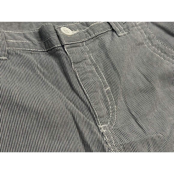 Greendog Cargo Shorts Boys 7 Blue White Pinstripe Twill Cotton Pockets Casual - Picture 4 of 9